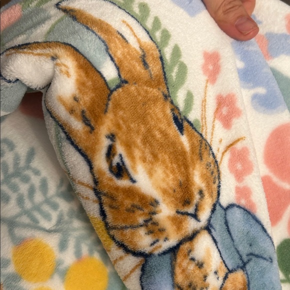 Peter Rabbit Blue and Brown 60X70 Oversized Throw - Picture 8 of 10